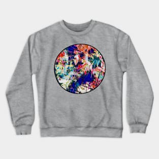 Colorful Cleome Spider Flower print Crewneck Sweatshirt